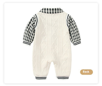 Jumpsuit Universitario Otoño para Bebé con Efecto Dos Piezas - Image 13