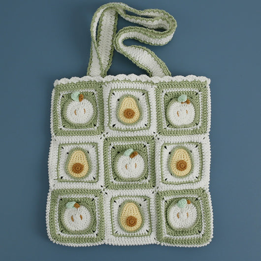 Bolso de Hombro Tejido a Mano para Verano - Image 7