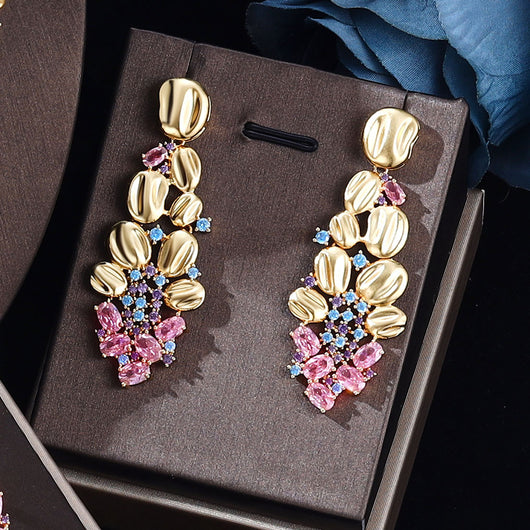 Juego de Collar y Aretes de Circonia Cúbica para Bodas y Celebraciones - Image 13