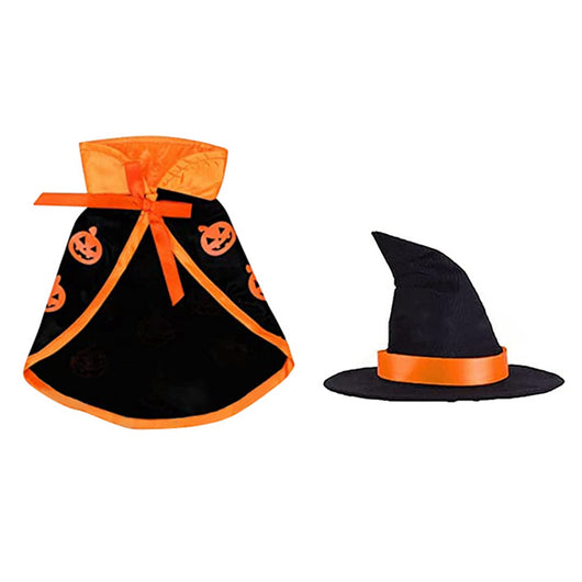 Conjunto de Capa y Sombrero Halloween para Mascotas - Disfraz Adorable para Perros y Gatos - Image 3