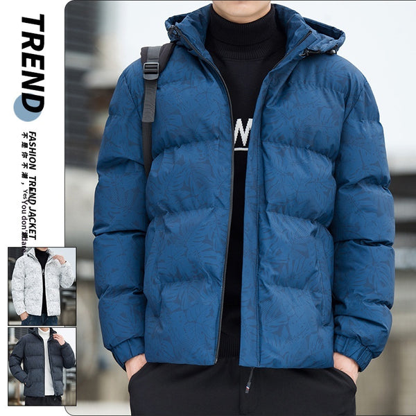 Chaqueta Acolchada de Plumón Grueso para Hombre