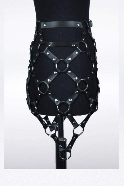 Falda de Cuero Performance para Mujer - Accesorios de Moda Versátil - Image 8
