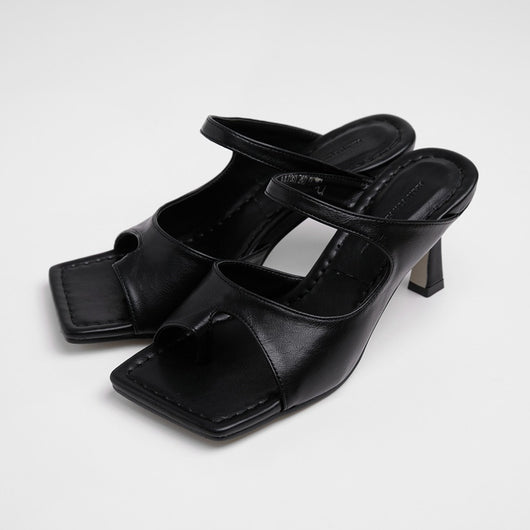 Sandalias de Tacón Alto Verde con Punta Cuadrada - Estilo Fashion - Image 3