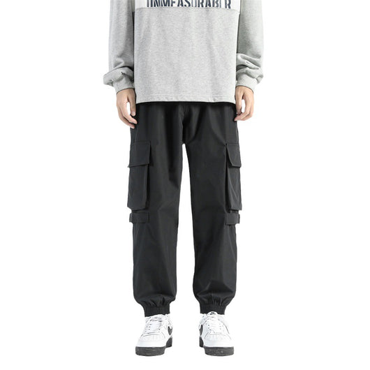 Pantalones Cargo Holgados con Bolsillos y Puños Ajustables - Image 4