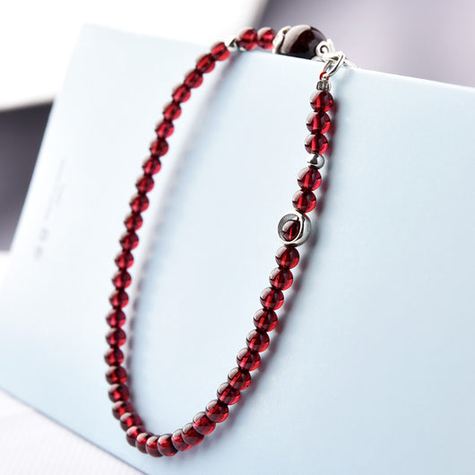 Pulsera Tobillera de Cristal Rojo Estilo Coreano para Chicas - Image 7