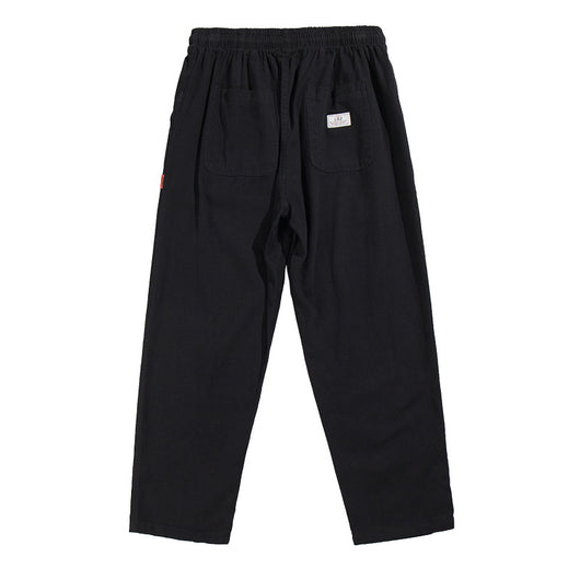 Pantalones Casuales Holgados de Color Sólido para Hombre - Image 5