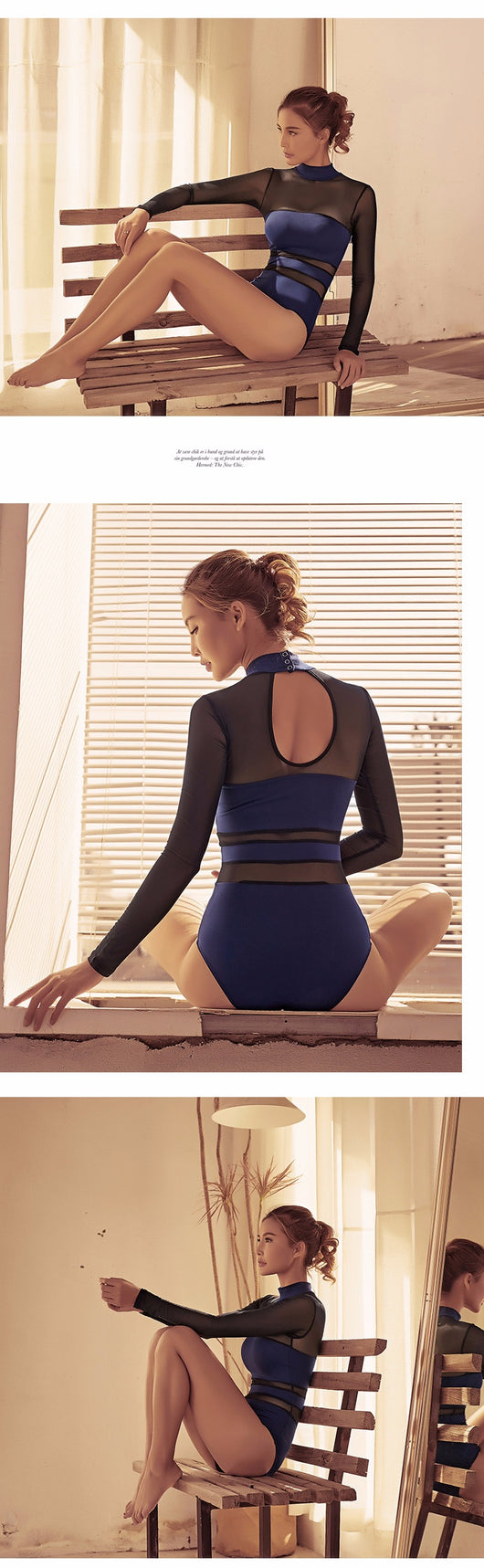 Traje de Yoga Aéreo y Ballet con Malla Transpirable y Soporte Integrado - Image 16