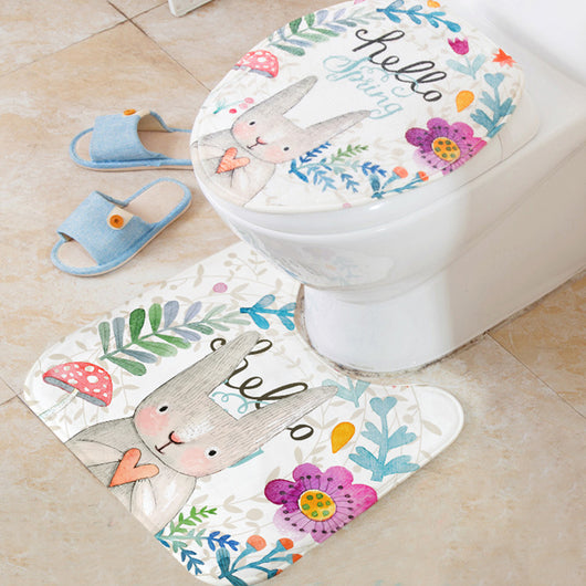 Tapete Antideslizante en U para Baño con Diseño Infantil - Image 14