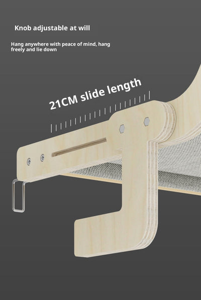 Cama Colgante Extra Grande para Gatos - Nido de Lona para Ventana y Balcón - Image 13
