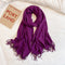 Pashmina Elegante con Borlas - Abrigo Artificial Cashmere Suave y Cálido