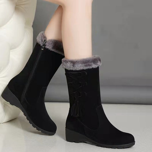 Botas de Algodón con Forro Polar - Calzado Cálido y Acolchado