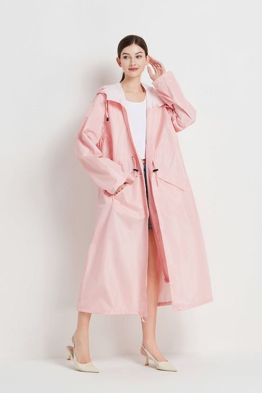 Gabardina Impermeable de Largo Medio para Mujer - Image 6