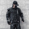 Chaqueta de Motociclista para Hombre con Hombreras Tejidas Reforzadas