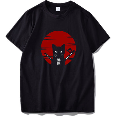 Camiseta Holgada de Diseño Flotante Europeo Americano para Hombre y Mujer - Image 3