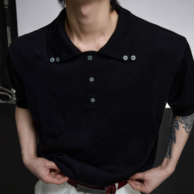 Playera Slim Ice Feeling Cuello Doble Manga Corta - Image 12