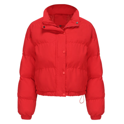 Abrigo de Algodón Holgado para Mujer - Estilo Casual Versátil - Image 9