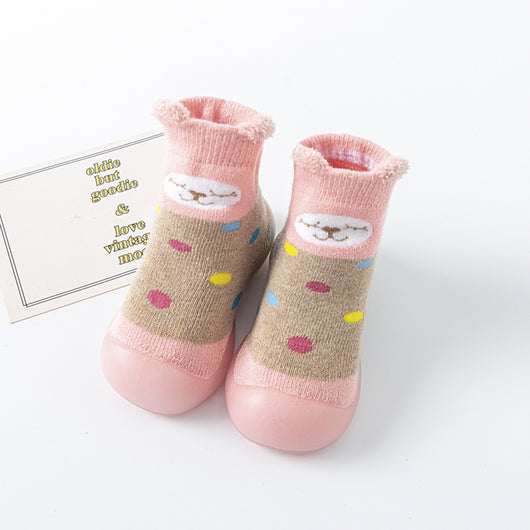 Calcetines Zapato Antideslizante de Tubo Medio para Bebés y Niños Pequeños - Image 8