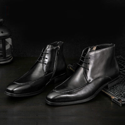 Botas Altas de Cuero para Hombre Knight - Estilo Robusto y Duradero - Image 14