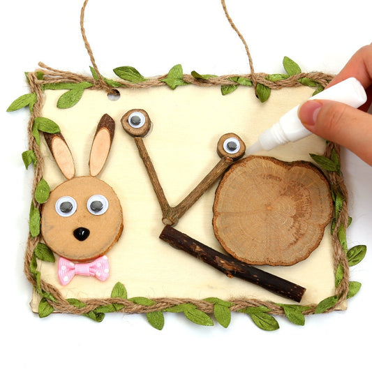 Kit de Arte Ramas Naturales - Pintura Artesanal en Madera para Día del Árbol - Image 2