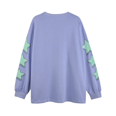 Camiseta Manga Larga Cuello Redondo con Estampado de Letras - Image 8