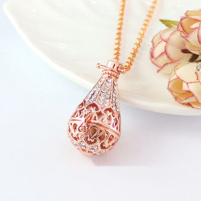 Collar Joyero Esfera de Cristal con Foto - Diseño Jaula de Pájaros - Image 4