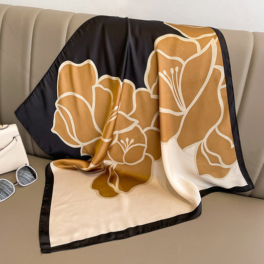 Pañuelo Decorativo Floral Versátil para Mujer - Bufanda Ligera Multiuso - Image 14