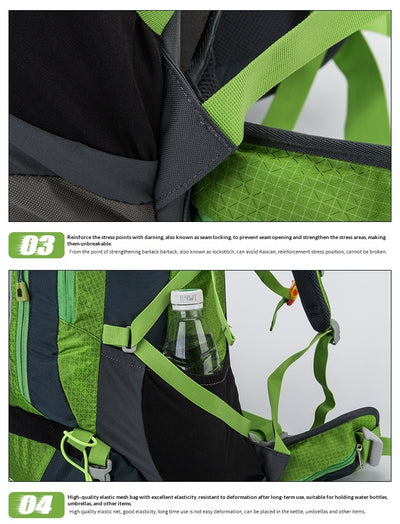 Mochila de Campamento Impermeable de Gran Capacidad - Image 22