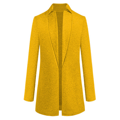 Abrigo de Lana Cuello Alto Liso - Elegancia Atemporal - Image 47