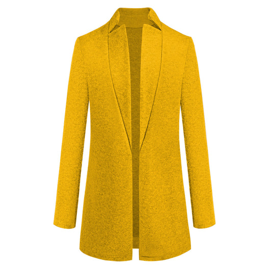 Abrigo de Lana Cuello Alto Liso - Elegancia Atemporal - Image 47