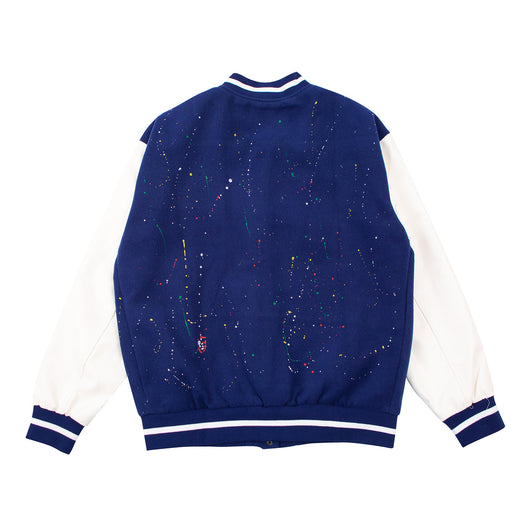 Chaqueta de Béisbol Hombre con Mangas Estampadas Efecto Tinta - Image 19