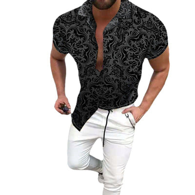 Playera Deportiva Estampada de Secado Rápido para Hombre - Image 4