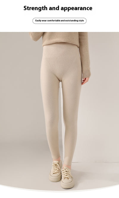 Leggings Térmicos de Lana Tejida sin Costuras - Cintura Alta Reductora - Image 24