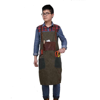 Delantal Artesanal de Lona para Barista y Profesionales - Image 9