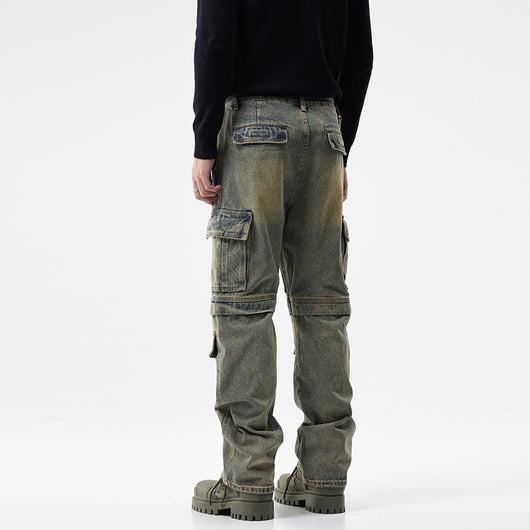 Pantalones Cargo Denim para Hombre - Diseño Moderno y Versátil - Image 3