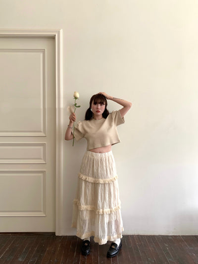Blusa Retro Francesa Texturizada para Mujer - Diseño Chic Nicho