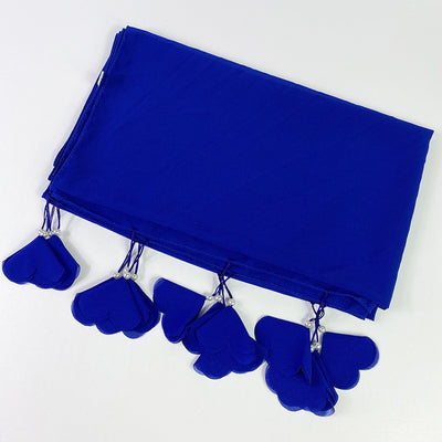 Pañuelo Baotou de Chifón con Estampado de Flores y Perlas para Mujer - Image 7
