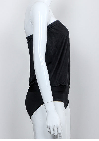 Traje de Baño Enterizo Escote Palabra de Honor - Diseño Minimalista y Versátil - Image 9