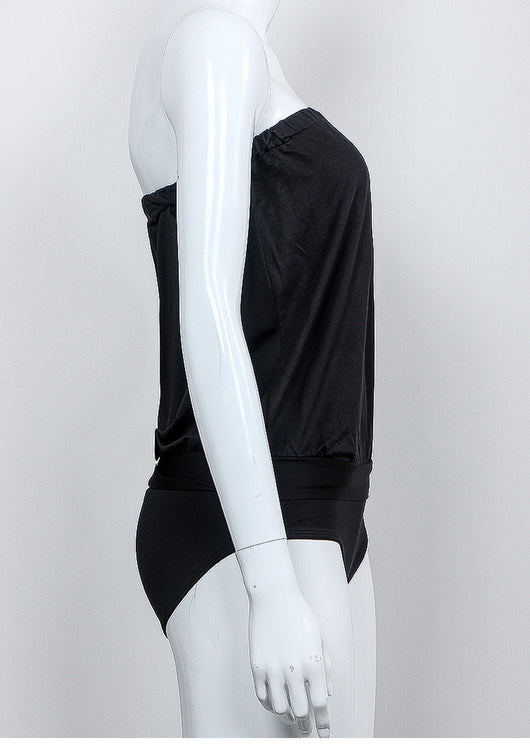 Traje de Baño Enterizo Escote Palabra de Honor - Diseño Minimalista y Versátil - Image 9