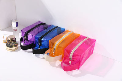 Bolsa Cosmetiquera Impermeable Multicolor con Asa de Transporte - Image 16