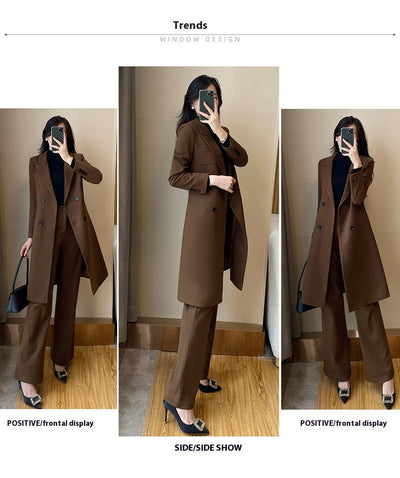 Abrigo Trench Doble Botonadura Elegante para Mujer - Image 10
