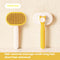 Pet Comb Opp Bag Yellow White
