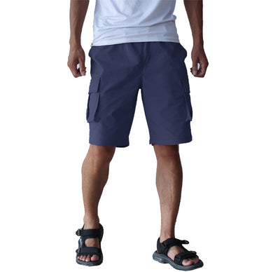 Pantalones Cortos Overol Elásticos Talla Grande para Hombre - Comodidad Casual de Verano - Image 4