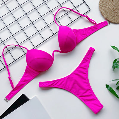 Bikini con Copa Rígida y Fruncido - Image 19