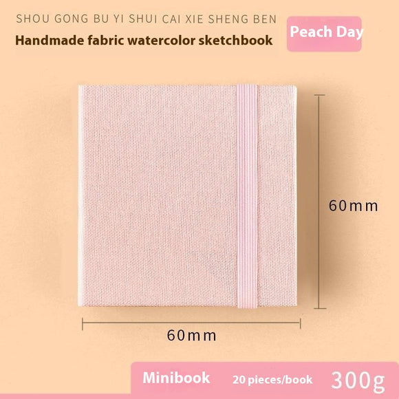 Caderno de Viagem Portátil para Aquarela com Design de Pássaro Feile