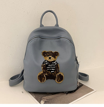 Mochila de Cuero PU de Gran Capacidad para Mujer - Image 4