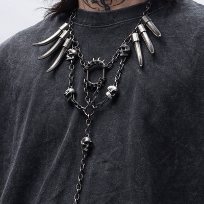 Collar Tribal Vintage Distressed Estilo Postapocalíptico - Image 3