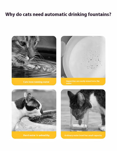 Fuente de Agua para Gatos con Diseño Cerámico Adorable - Image 11