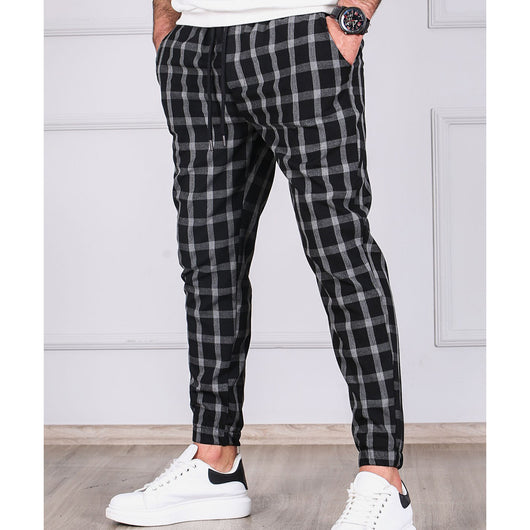 Pantalones de Jogging con Diseño Reticulado y Cordón Ajustable - Image 7