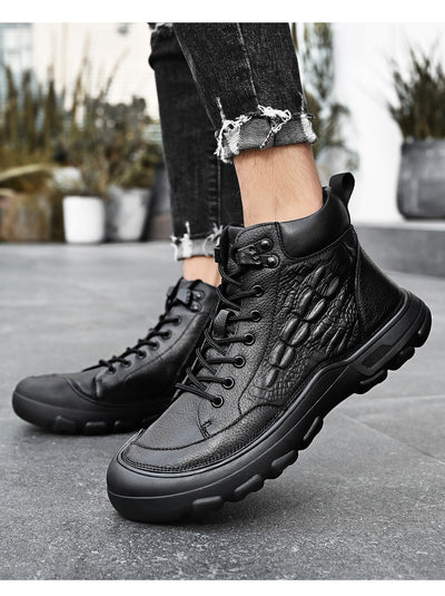 Botas Martin de Cuero Premium para Hombre con Cierre y Suela Antideslizante - Image 15