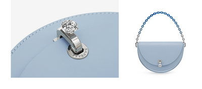 Bolso Bandolera Pequeño Mujer con Cierre Diamante - Image 14